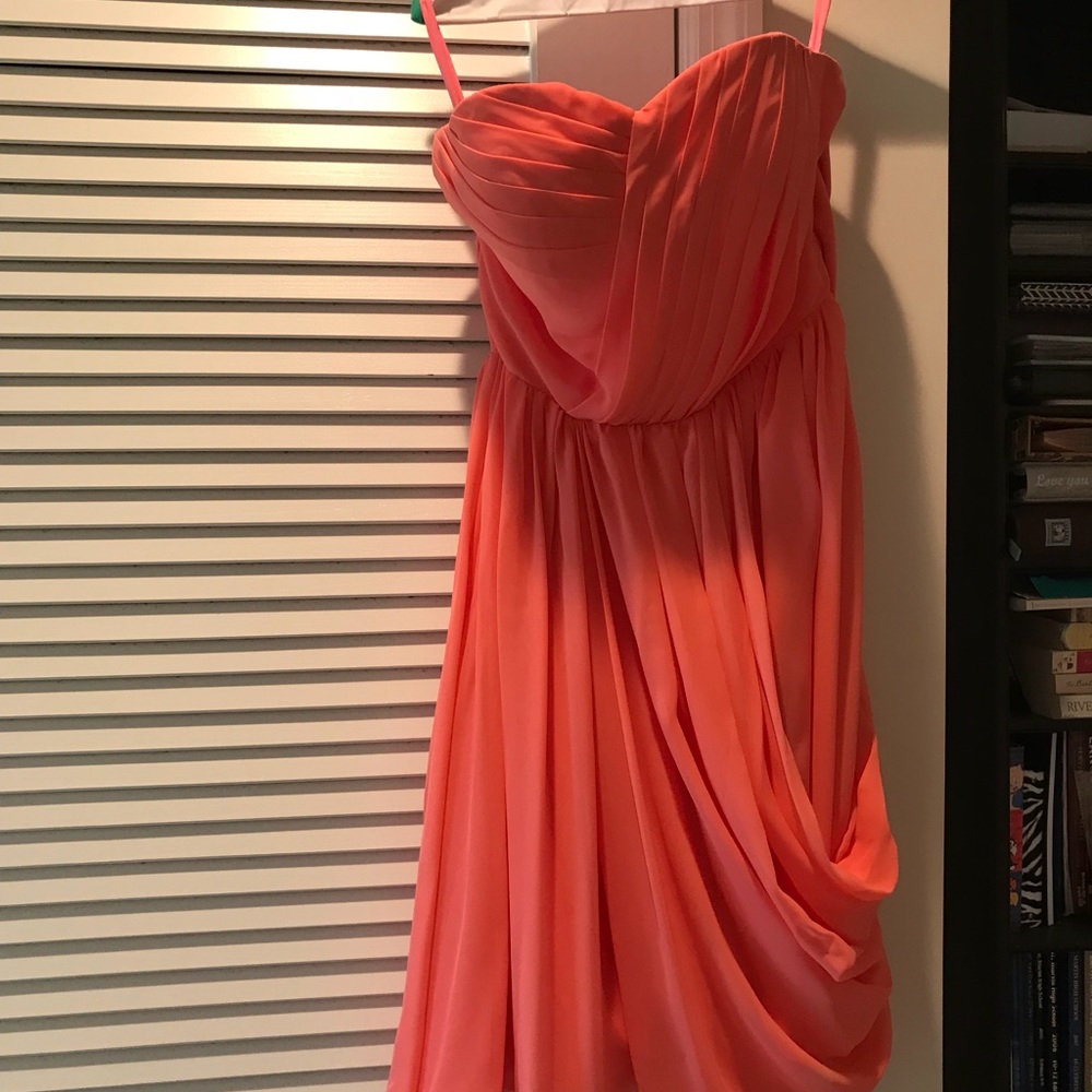 Coral dress